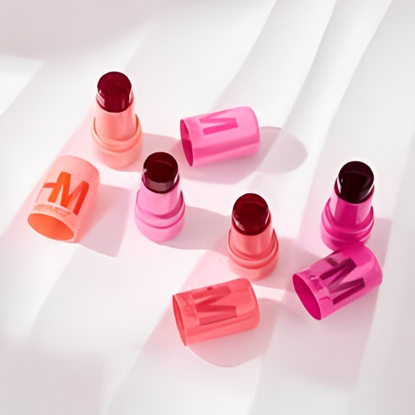 HUDAMOJI – 4-Piece Jelly Tint Set | Cooling Water Tint for Lips & Cheeks