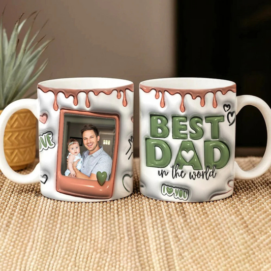 Customize Photo Mug – 3D Mug with Your Text, Logo, or Picture | Perfect Gift for Family & Friends