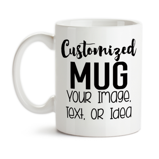 Customize Photo Mug – 3D Mug with Your Text, Logo, or Picture | Perfect Gift for Family & Friends